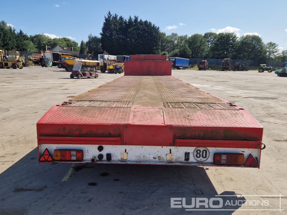 ES-GE 6 Axle Step Frame Extendable Low Loader Trailer, 4 Axle Steer, Air Brakes, Auto Lube - Dieplader oplegger: afbeelding 4 ES-GE 6 Axle Step Frame Extendable Low Loader Trailer, 4 Axle Steer, Air Brakes, Auto Lube - Dieplader oplegger: afbeelding 4