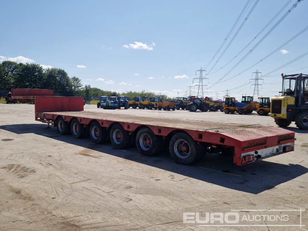 ES-GE 6 Axle Step Frame Extendable Low Loader Trailer, 4 Axle Steer, Air Brakes, Auto Lube - Dieplader oplegger: afbeelding 3 ES-GE 6 Axle Step Frame Extendable Low Loader Trailer, 4 Axle Steer, Air Brakes, Auto Lube - Dieplader oplegger: afbeelding 3