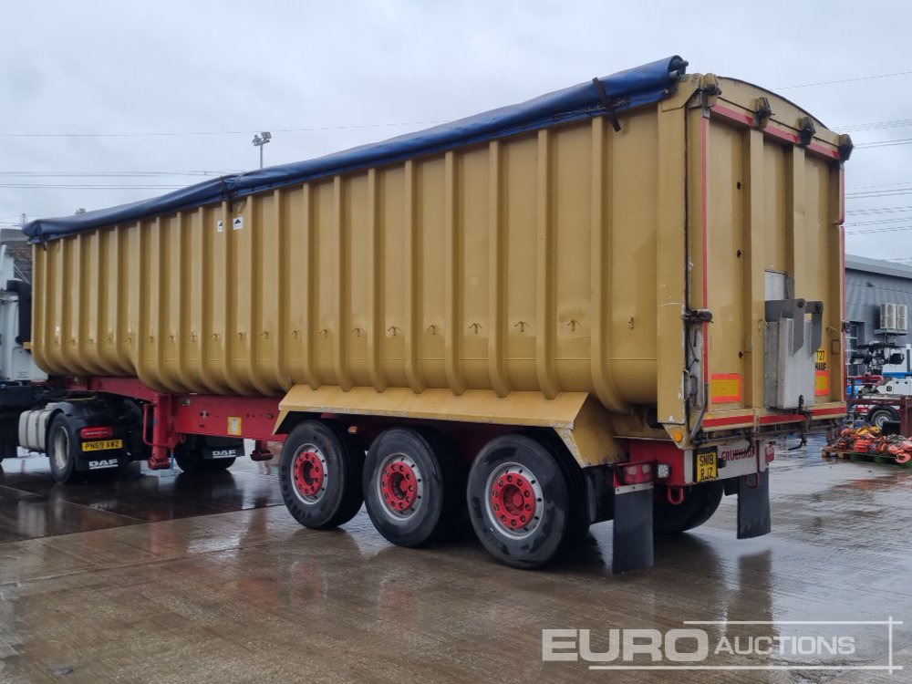 Fruehauf Tri Axle Bulk Tipping Trailer, Easy Sheet - Kipper oplegger: afbeelding 3 Fruehauf Tri Axle Bulk Tipping Trailer, Easy Sheet - Kipper oplegger: afbeelding 3