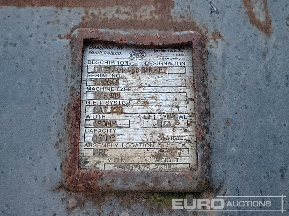 Bak Geith 18" Digging Bucket 80mm Pin to suit 20 Ton Excavator: afbeelding 14 Bak Geith 18" Digging Bucket 80mm Pin to suit 20 Ton Excavator: afbeelding 14