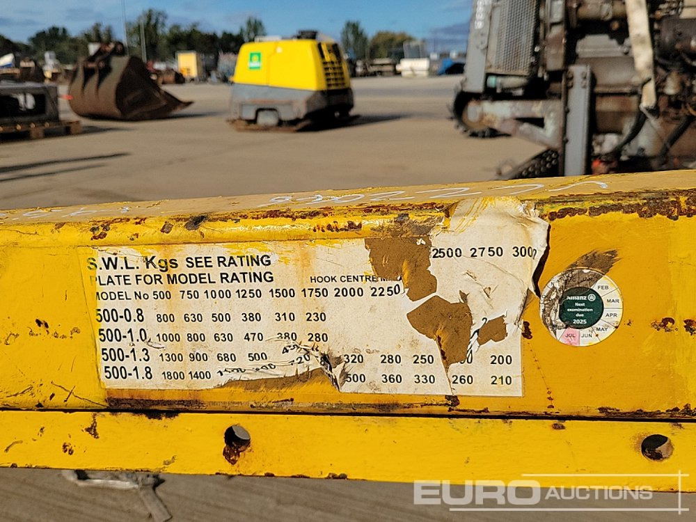 Intern transport Crane Jib to suit Forklift: afbeelding 10