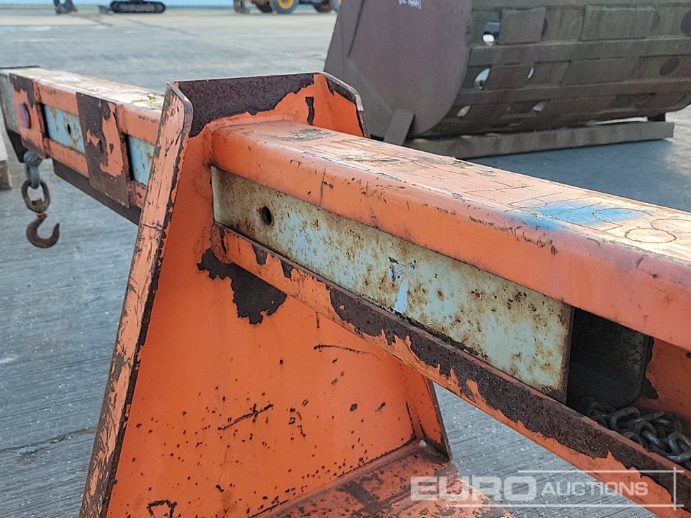 Intern transport Telescopic Crane Jib to suit Forklift: afbeelding 11