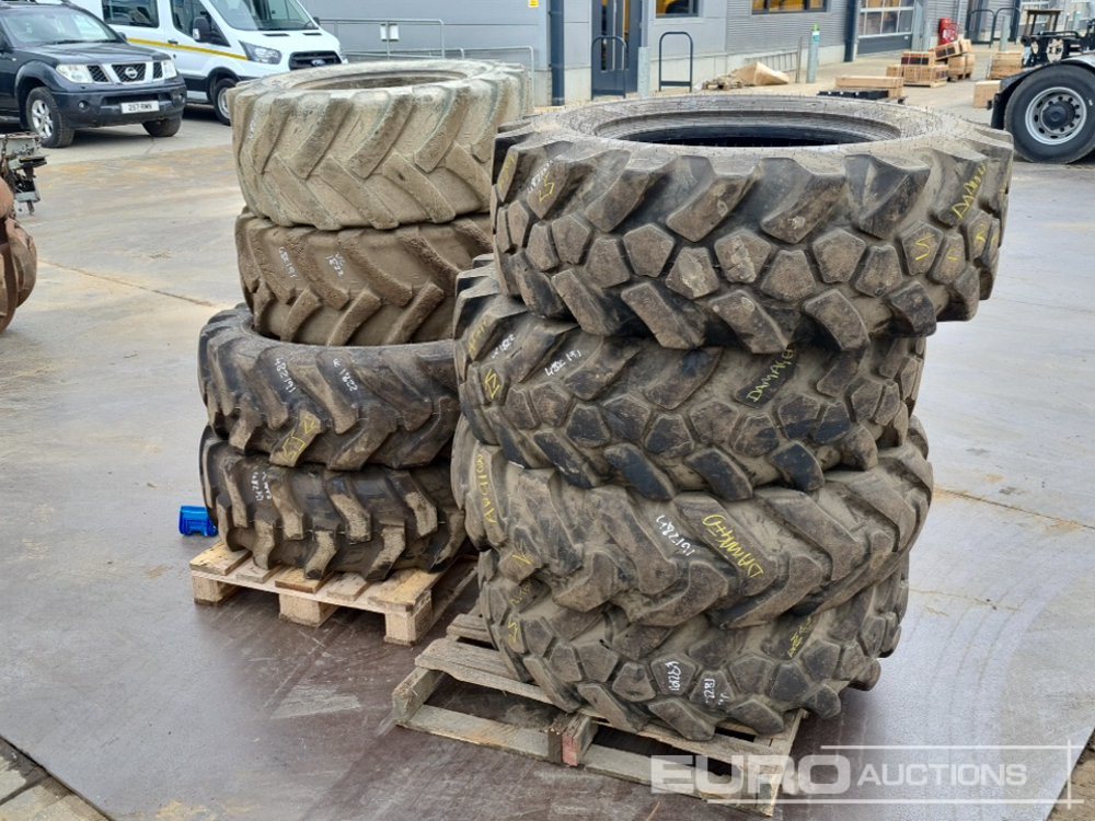 JCB 15.5-25 Tyre (6 of), Alliance 15.5-25 Tyre (2 of), 405/70 R20 Tyre (2 of) - Band: afbeelding 1 JCB 15.5-25 Tyre (6 of), Alliance 15.5-25 Tyre (2 of), 405/70 R20 Tyre (2 of) - Band: afbeelding 1