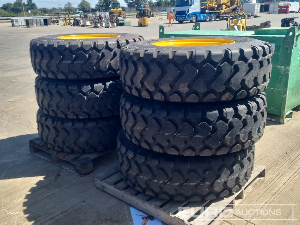 Michelin 15.5R25 Tyre & Rim (6 of) - Band: afbeelding 3 Michelin 15.5R25 Tyre & Rim (6 of) - Band: afbeelding 3