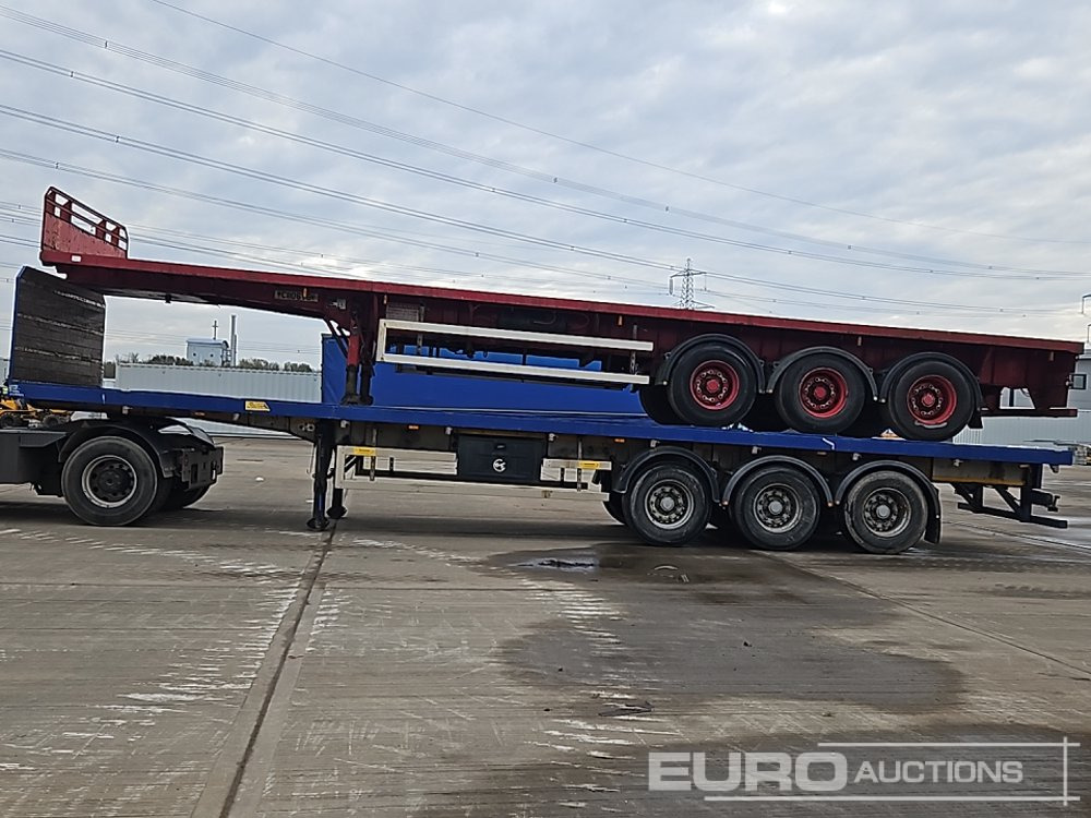 Montracon Tri Axle Flat Bed Trailer - Vlakke/ Open oplegger: afbeelding 2 Montracon Tri Axle Flat Bed Trailer - Vlakke/ Open oplegger: afbeelding 2