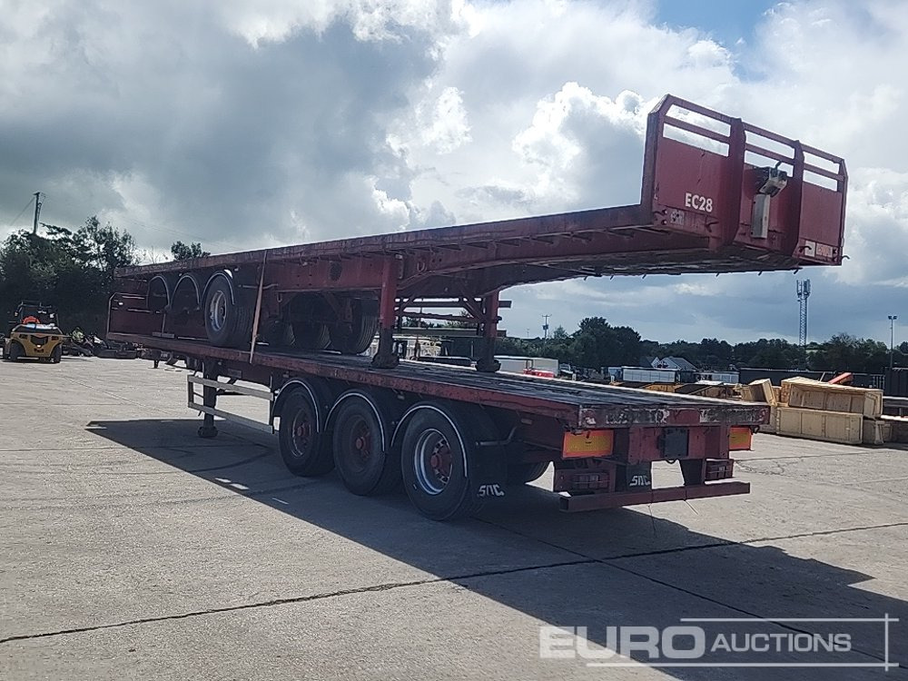 SDC 42 & 40' Tri Axle Flat Trailer, BPW Axles (2 of) - Vlakke/ Open oplegger: afbeelding 3 SDC 42 & 40' Tri Axle Flat Trailer, BPW Axles (2 of) - Vlakke/ Open oplegger: afbeelding 3