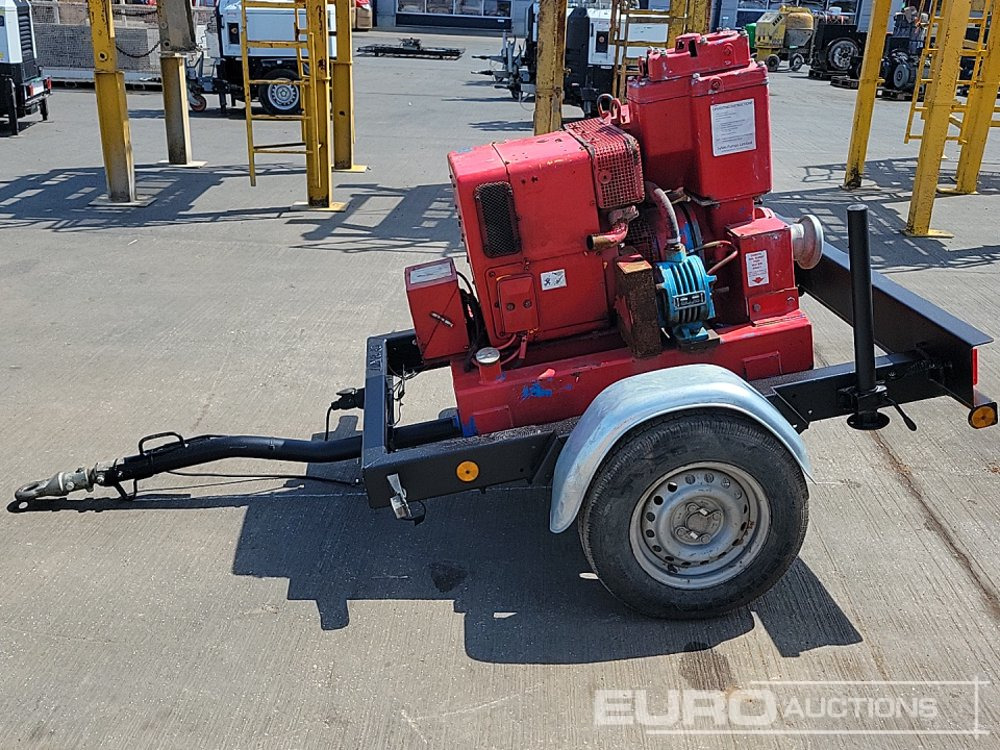 Sykes Single Axle 4" Water Pump, Diesel Engine - Water pomp: afbeelding 2 Sykes Single Axle 4" Water Pump, Diesel Engine - Water pomp: afbeelding 2