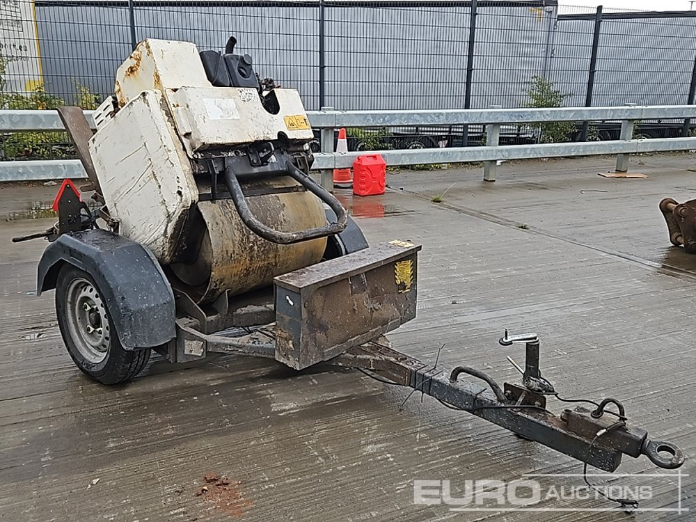 Terex Single Drum Vibrating Pedestrian Roller, Single Axle trailer - Asfaltmachine: afbeelding 5 Terex Single Drum Vibrating Pedestrian Roller, Single Axle trailer - Asfaltmachine: afbeelding 5