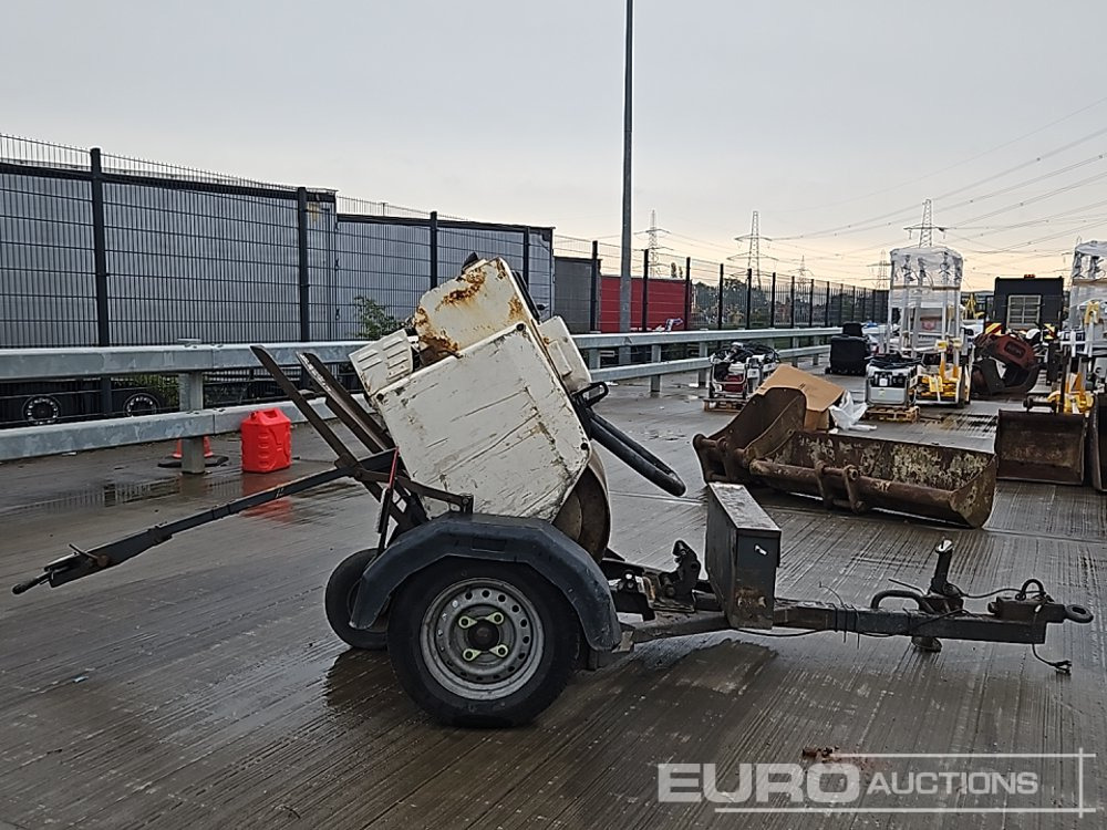 Terex Single Drum Vibrating Pedestrian Roller, Single Axle trailer - Asfaltmachine: afbeelding 4 Terex Single Drum Vibrating Pedestrian Roller, Single Axle trailer - Asfaltmachine: afbeelding 4
