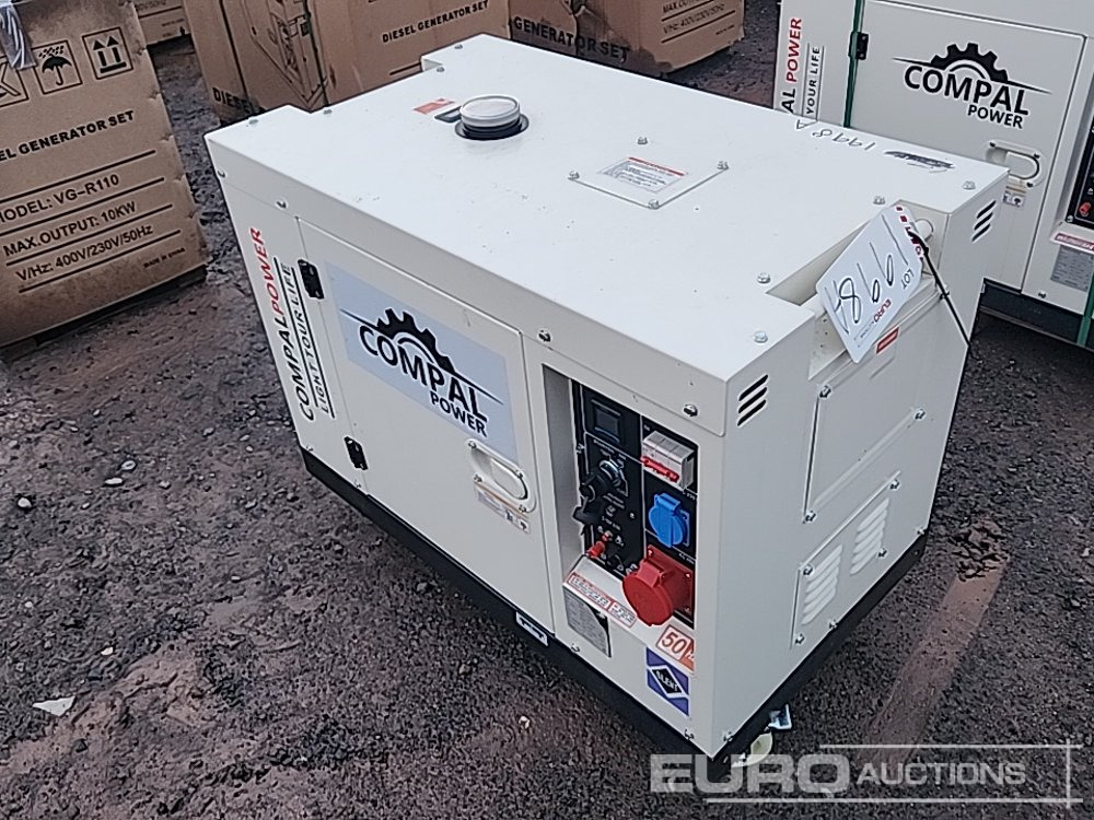 Unused 2024 Compal Power VG-R110 10Kw Diesel Generator - Industrie generator: afbeelding 2 Unused 2024 Compal Power VG-R110 10Kw Diesel Generator - Industrie generator: afbeelding 2