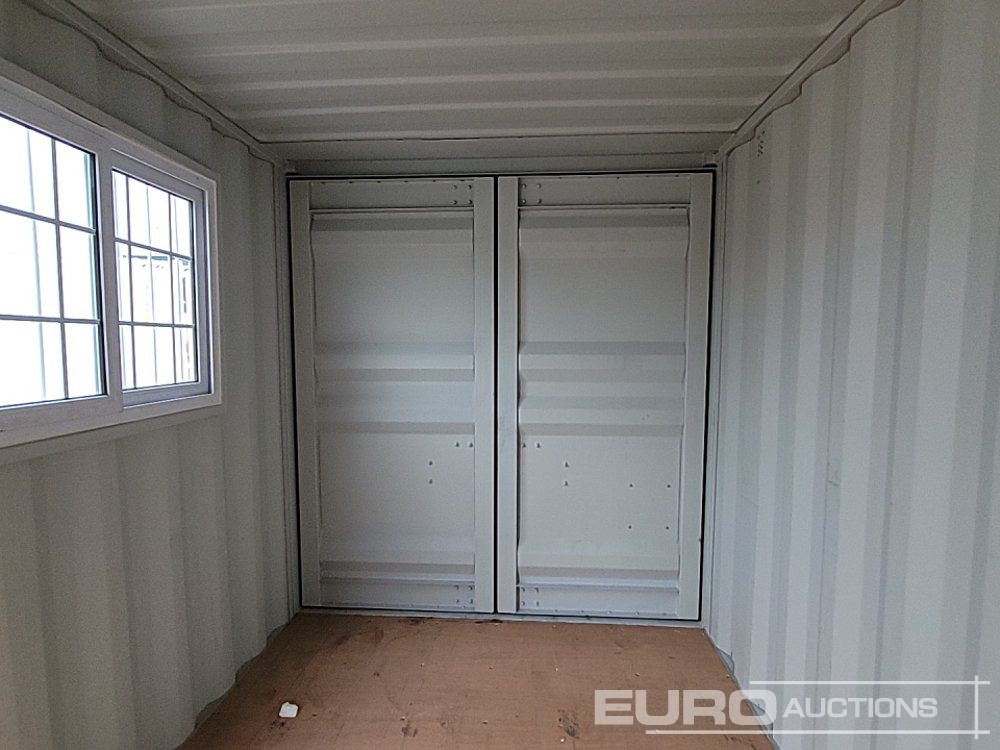 Zeecontainer Unused 2025 12' x 7' Container, 1 Door, 1 Window, 1 End Door (Cannot Be Reconsigned): afbeelding 16
