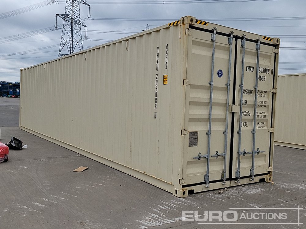 Zeecontainer Unused 2025 40' x 8' HQ Container, 4 Side Doors, 1 End Door (Cannot Be Reconsigned): afbeelding 7