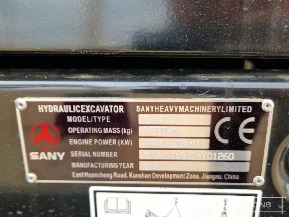 Minigraafmachine Unused 2025 Sany SY35U: afbeelding 43