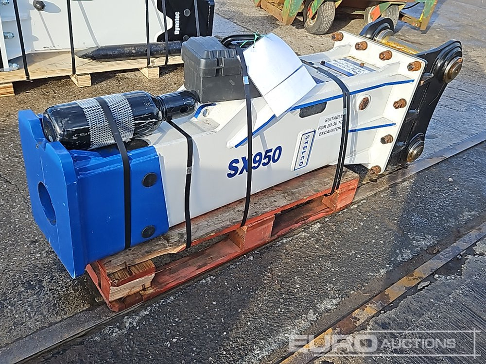 Unused 2025 Stelco SX950 - Hydraulische hamer: afbeelding 1 Unused 2025 Stelco SX950 - Hydraulische hamer: afbeelding 1
