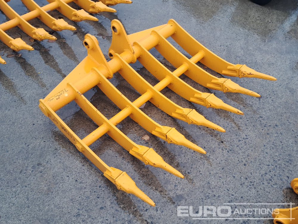 Unused 44" Rake 45mm Pin to suit 4-6 Ton Excavator - Bak: afbeelding 4 Unused 44" Rake 45mm Pin to suit 4-6 Ton Excavator - Bak: afbeelding 4