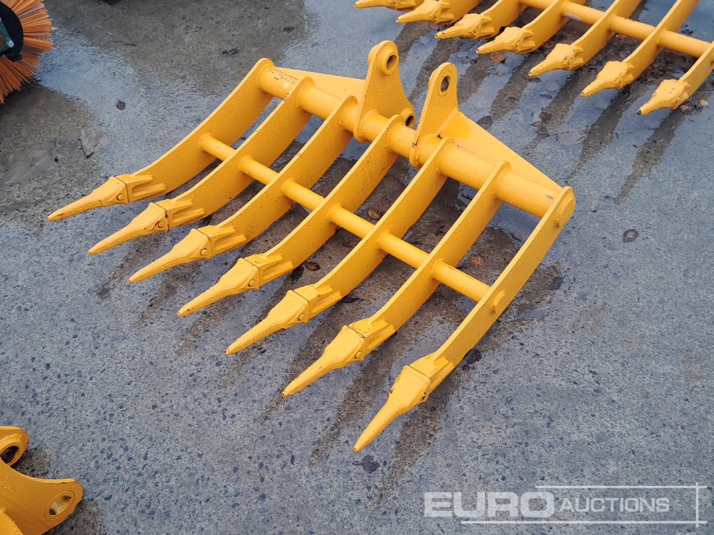 Unused 44" Rake 45mm Pin to suit 4-6 Ton Excavator - Bak: afbeelding 1 Unused 44" Rake 45mm Pin to suit 4-6 Ton Excavator - Bak: afbeelding 1