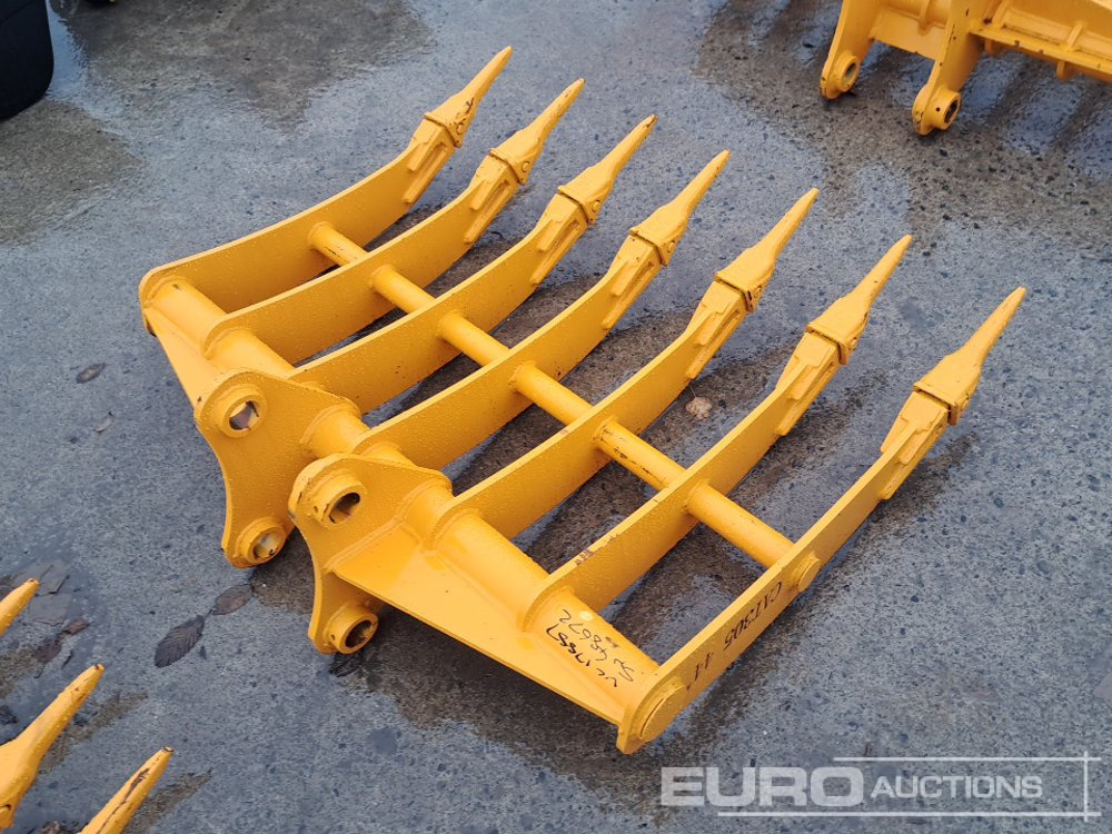 Unused 44" Rake 45mm Pin to suit 4-6 Ton Excavator - Bak: afbeelding 3 Unused 44" Rake 45mm Pin to suit 4-6 Ton Excavator - Bak: afbeelding 3