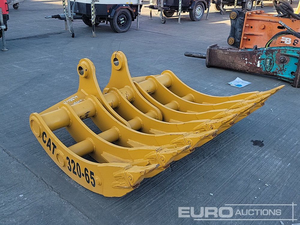 Nieuw Bak Unused 65" Rake 80mm Pin to suit 20 Ton Excavator: afbeelding 8