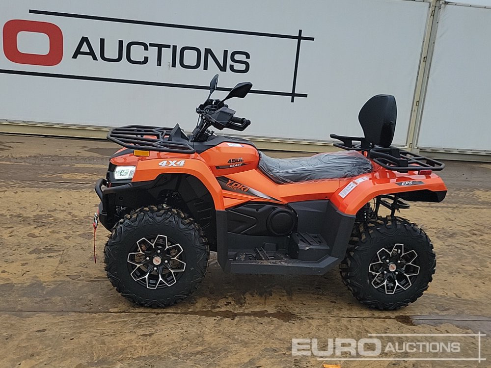 Unused Beast 450L, 4WD Petrol Quad Bike, Front Winch, Power Steering, Front & Rear Diff Lock, Alloy Wheels, LED pack, Rear Tow Hitch, Backrest, T3b Engine - Quad: afbeelding 2 Unused Beast 450L, 4WD Petrol Quad Bike, Front Winch, Power Steering, Front & Rear Diff Lock, Alloy Wheels, LED pack, Rear Tow Hitch, Backrest, T3b Engine - Quad: afbeelding 2