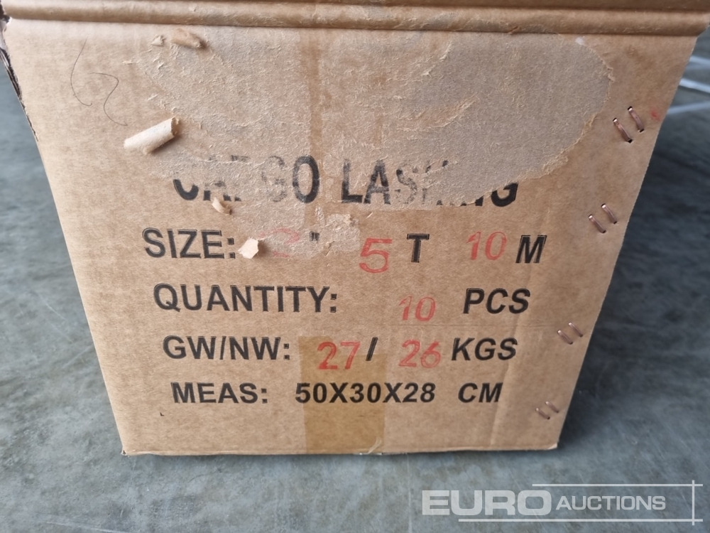 Bouwmaterieel Unused Boss 10M 5T Ratchet Strap (10 of): afbeelding 13