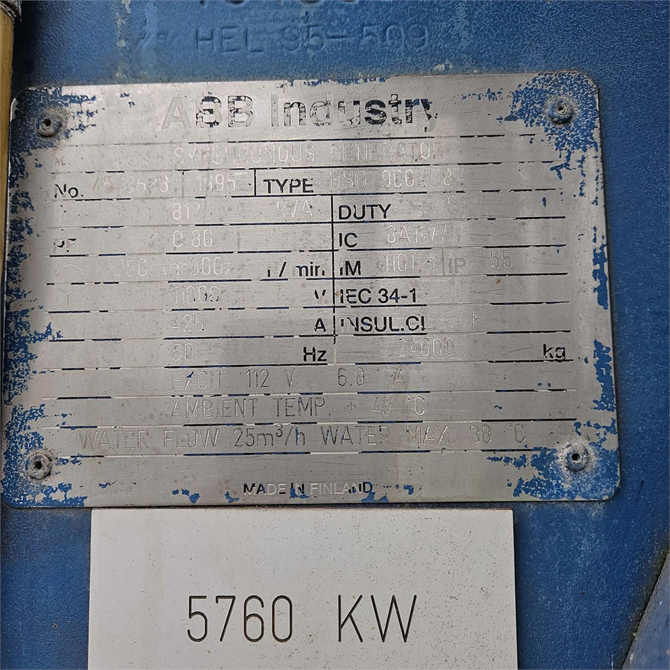 Wärtsilä 16V32 GD - Industrie generator: afbeelding 4 Wärtsilä 16V32 GD - Industrie generator: afbeelding 4