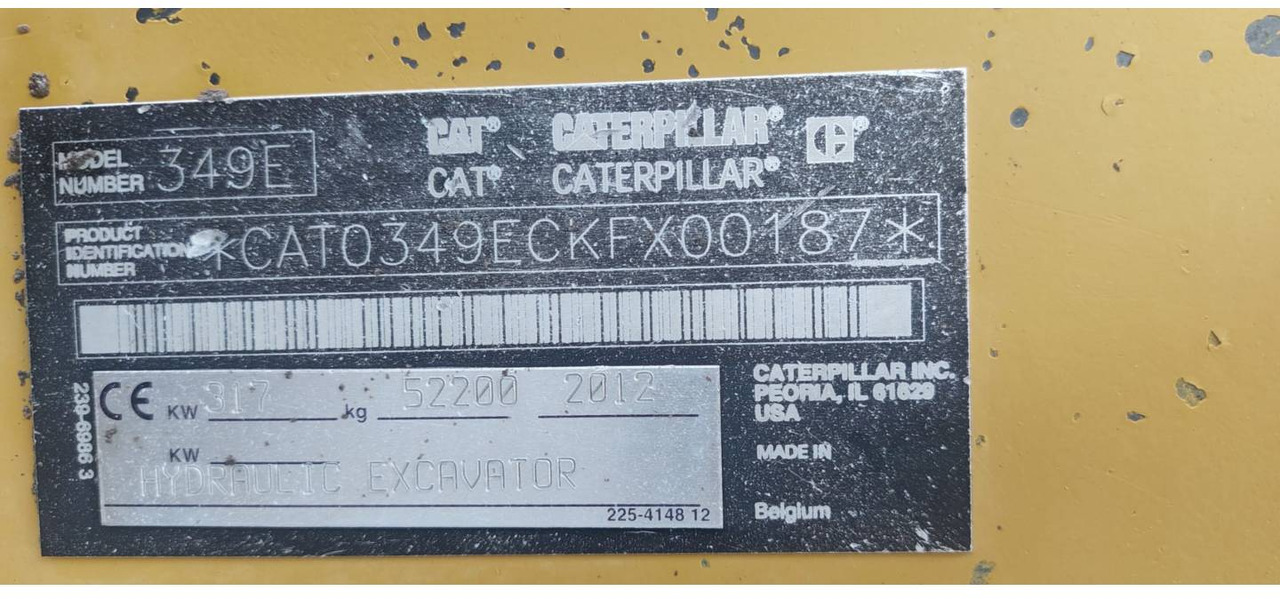 CAT 349E - Rupsgraafmachine: afbeelding 5 CAT 349E - Rupsgraafmachine: afbeelding 5