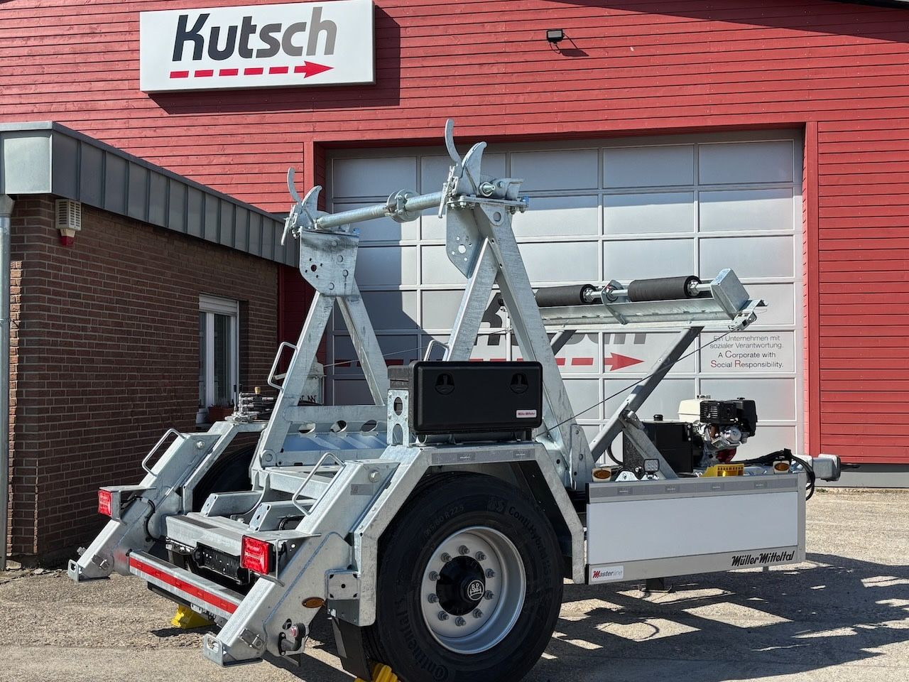 Müller-Mitteltal KWH 8,8 ML Kabeltransport mit Separatmotor - Aanhanger: afbeelding 4 Müller-Mitteltal KWH 8,8 ML Kabeltransport mit Separatmotor - Aanhanger: afbeelding 4