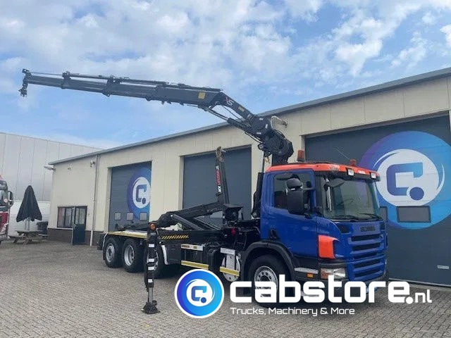 Scania P380 LB 8x4*4 HNA Euro 5 - HIAB 211 E-3 Hipro Crane with remote control + Multilift XR26S61 Hooklift - Year 2009 - Km 336.501 !! - Good condition - Haakarmsysteem vrachtwagen, Kraanwagen: afbeelding 2 Scania P380 LB 8x4*4 HNA Euro 5 - HIAB 211 E-3 Hipro Crane with remote control + Multilift XR26S61 Hooklift - Year 2009 - Km 336.501 !! - Good condition - Haakarmsysteem vrachtwagen, Kraanwagen: afbeelding 2