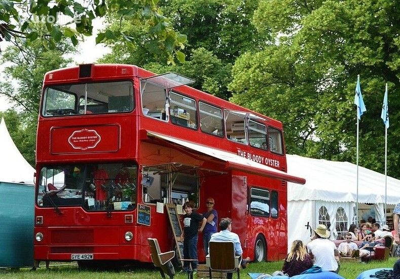 British Bus modern style shell for fixed site / permanent static use, cafe, - Dubbeldeksbus: afbeelding 1 British Bus modern style shell for fixed site / permanent static use, cafe, - Dubbeldeksbus: afbeelding 1