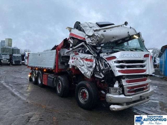 Scania R580 8X4 HIAB 244 EP-5 HIPRO ONLY PARTS - Vrachtwagen met open laadbak, Kraanwagen: afbeelding 1 Scania R580 8X4 HIAB 244 EP-5 HIPRO ONLY PARTS - Vrachtwagen met open laadbak, Kraanwagen: afbeelding 1