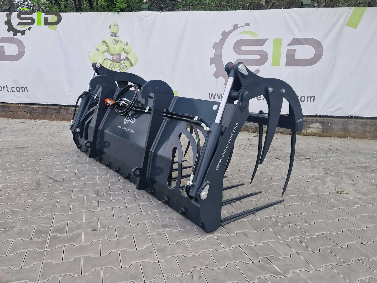 SID Krokodilgebiss Krokodilzange XL / BMS XL / Crocodile manure fork with grapple XL 1,8 m - Vorken voor Landbouwmachine: afbeelding 3 SID Krokodilgebiss Krokodilzange XL / BMS XL / Crocodile manure fork with grapple XL 1,8 m - Vorken voor Landbouwmachine: afbeelding 3