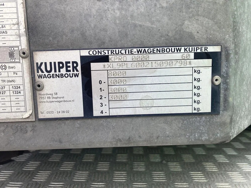 Kuiper 8 Tons Be Oplegger 670x195 laadvloerhoogte 50 cm - Dieplader oplegger: afbeelding 3 Kuiper 8 Tons Be Oplegger 670x195 laadvloerhoogte 50 cm - Dieplader oplegger: afbeelding 3