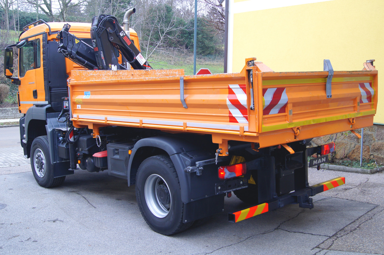 MAN TGS 18.320 BL 4x4 / HIAB 088 B-2 / Winterdienst - Kipper vrachtwagen, Kraanwagen: afbeelding 3 MAN TGS 18.320 BL 4x4 / HIAB 088 B-2 / Winterdienst - Kipper vrachtwagen, Kraanwagen: afbeelding 3
