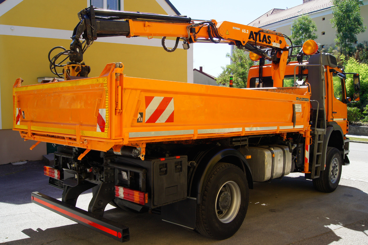 MERCEDES-BENZ AXOR 1829 4x4/EURO 5/ATLAS 65.2/MEILLER/Winterdienst - Kipper vrachtwagen, Kraanwagen: afbeelding 5 MERCEDES-BENZ AXOR 1829 4x4/EURO 5/ATLAS 65.2/MEILLER/Winterdienst - Kipper vrachtwagen, Kraanwagen: afbeelding 5