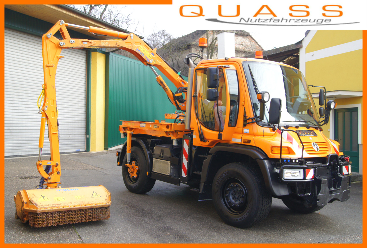 UNIMOG Unimog U 400/TÜV/Hydrostat/Mähtür +MULAG MHU 800 - Kipper vrachtwagen: afbeelding 1 UNIMOG Unimog U 400/TÜV/Hydrostat/Mähtür +MULAG MHU 800 - Kipper vrachtwagen: afbeelding 1