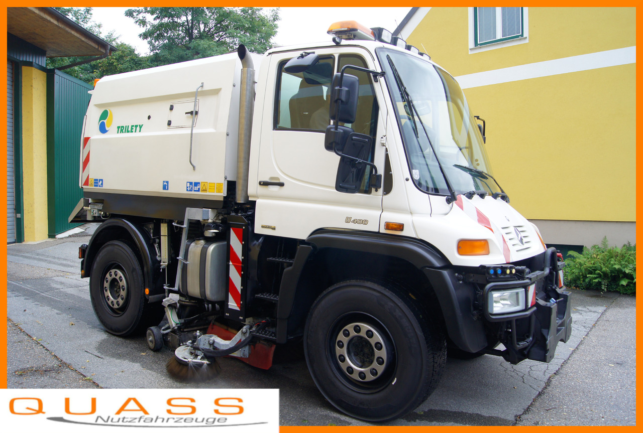 UNIMOG Unimog U400 + TRILETY Kehrmaschine/TÜV/EUR4/Leistungshydraulik - Veegwagen: afbeelding 1 UNIMOG Unimog U400 + TRILETY Kehrmaschine/TÜV/EUR4/Leistungshydraulik - Veegwagen: afbeelding 1