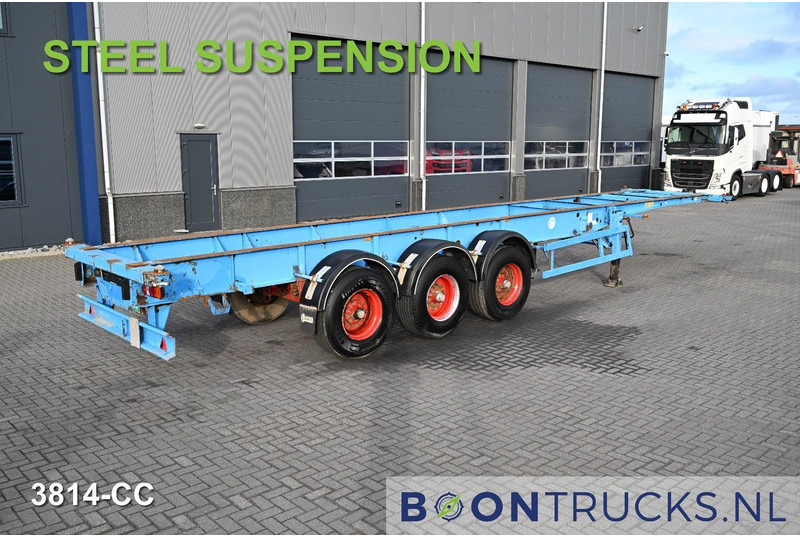 Blumhardt Cont.-Sal 40.24 E FIXED CHASSIS | 40ft * STEEL SUSPENSION * BPW / DRUM - Containertransporter/ Wissellaadbak oplegger: afbeelding 1 Blumhardt Cont.-Sal 40.24 E FIXED CHASSIS | 40ft * STEEL SUSPENSION * BPW / DRUM - Containertransporter/ Wissellaadbak oplegger: afbeelding 1