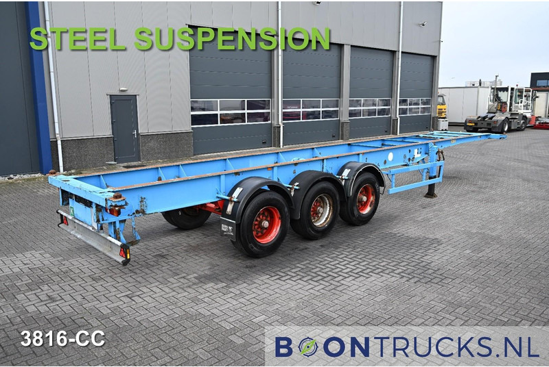 Blumhardt Cont.-Sal 40.24 E FIXED CHASSIS | 40ft * STEEL SUSPENSION * BPW / DRUM - Containertransporter/ Wissellaadbak oplegger: afbeelding 1 Blumhardt Cont.-Sal 40.24 E FIXED CHASSIS | 40ft * STEEL SUSPENSION * BPW / DRUM - Containertransporter/ Wissellaadbak oplegger: afbeelding 1