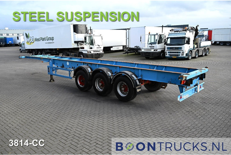 Blumhardt Cont.-Sal 40.24 E FIXED CHASSIS | 40ft * STEEL SUSPENSION * BPW / DRUM - Containertransporter/ Wissellaadbak oplegger: afbeelding 2 Blumhardt Cont.-Sal 40.24 E FIXED CHASSIS | 40ft * STEEL SUSPENSION * BPW / DRUM - Containertransporter/ Wissellaadbak oplegger: afbeelding 2
