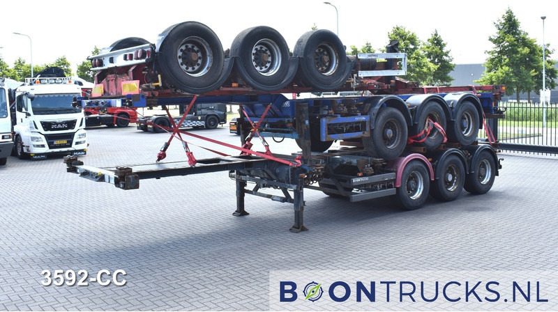 Broshuis 3 UCC 39 € 6750 STACK PRICE | 2x20-30-40-45ft HC * 2x BROSHUIS 1x NOOTEBOOM - Containertransporter/ Wissellaadbak oplegger: afbeelding 4 Broshuis 3 UCC 39 € 6750 STACK PRICE | 2x20-30-40-45ft HC * 2x BROSHUIS 1x NOOTEBOOM - Containertransporter/ Wissellaadbak oplegger: afbeelding 4