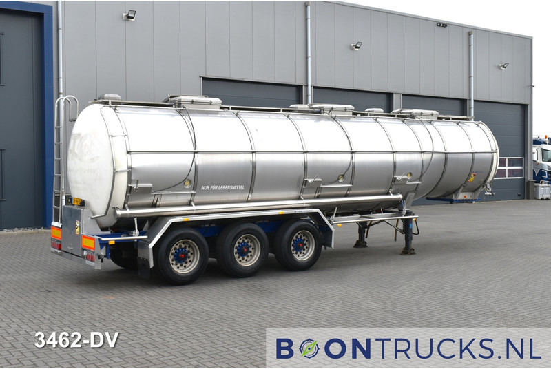 Burg BPO 12-27 Z TANK | 32,7 M³ * 3 COMP. * FOOD * STAINLESS STEEL * APK 05-2025 - Tankoplegger: afbeelding 1 Burg BPO 12-27 Z TANK | 32,7 M³ * 3 COMP. * FOOD * STAINLESS STEEL * APK 05-2025 - Tankoplegger: afbeelding 1