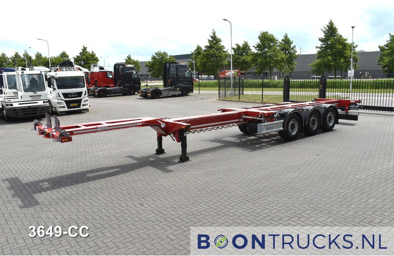 D-Tec FLEXITRAILER | 2x20-30-40-45ft HC * 2x LIFT AXLE * 2x EXTENDABLE * DISC BRAKES - Containertransporter/ Wissellaadbak oplegger: afbeelding 5 D-Tec FLEXITRAILER | 2x20-30-40-45ft HC * 2x LIFT AXLE * 2x EXTENDABLE * DISC BRAKES - Containertransporter/ Wissellaadbak oplegger: afbeelding 5