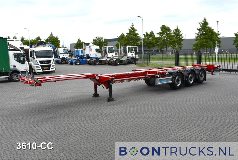 D-Tec FLEXITRAILER | 2x20-30-40-45ft HC * 2x LIFT AXLE * 2x EXTENDABLE * DISC BRAKES - Containertransporter/ Wissellaadbak oplegger: afbeelding 5 D-Tec FLEXITRAILER | 2x20-30-40-45ft HC * 2x LIFT AXLE * 2x EXTENDABLE * DISC BRAKES - Containertransporter/ Wissellaadbak oplegger: afbeelding 5