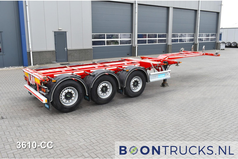 D-Tec FLEXITRAILER | 2x20-30-40-45ft HC * 2x LIFT AXLE * 2x EXTENDABLE * DISC BRAKES - Containertransporter/ Wissellaadbak oplegger: afbeelding 1 D-Tec FLEXITRAILER | 2x20-30-40-45ft HC * 2x LIFT AXLE * 2x EXTENDABLE * DISC BRAKES - Containertransporter/ Wissellaadbak oplegger: afbeelding 1