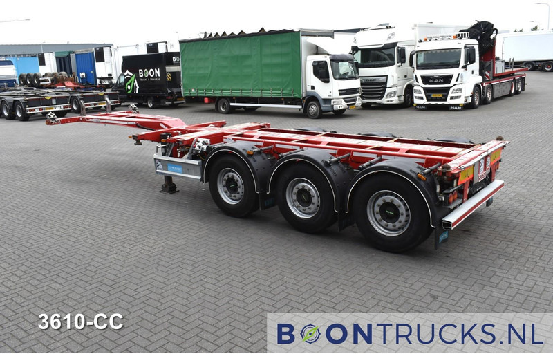 D-Tec FLEXITRAILER | 2x20-30-40-45ft HC * 2x LIFT AXLE * 2x EXTENDABLE * DISC BRAKES - Containertransporter/ Wissellaadbak oplegger: afbeelding 3 D-Tec FLEXITRAILER | 2x20-30-40-45ft HC * 2x LIFT AXLE * 2x EXTENDABLE * DISC BRAKES - Containertransporter/ Wissellaadbak oplegger: afbeelding 3