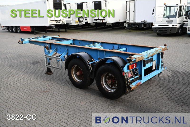 KOHLER CS 20/2 CHASSIS | 20ft * STEEL SUSPENSION * BPW / DRUM * 9x AVAILABLE - Containertransporter/ Wissellaadbak oplegger: afbeelding 2 KOHLER CS 20/2 CHASSIS | 20ft * STEEL SUSPENSION * BPW / DRUM * 9x AVAILABLE - Containertransporter/ Wissellaadbak oplegger: afbeelding 2