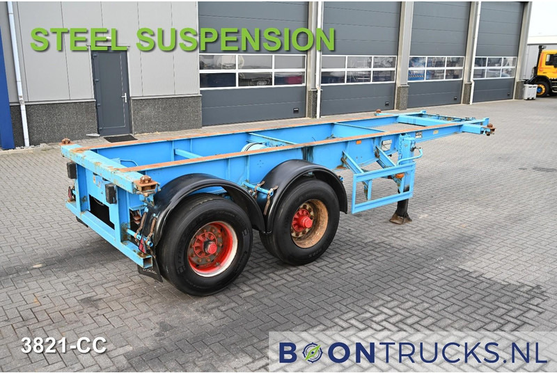 KOHLER CS 20/2 CHASSIS | 20ft * STEEL SUSPENSION * BPW / DRUM * 9x AVAILABLE - Containertransporter/ Wissellaadbak oplegger: afbeelding 1 KOHLER CS 20/2 CHASSIS | 20ft * STEEL SUSPENSION * BPW / DRUM * 9x AVAILABLE - Containertransporter/ Wissellaadbak oplegger: afbeelding 1