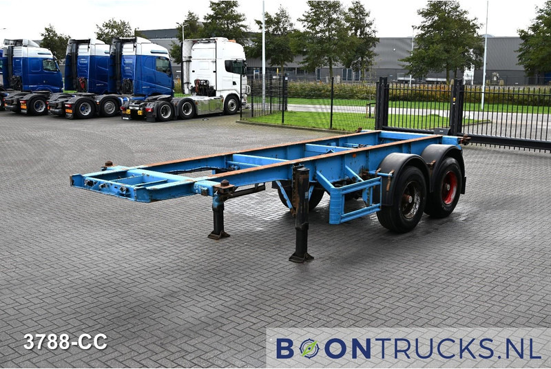 KOHLER CS 20/2 CHASSIS | 20ft * STEEL SUSPENSION * BPW - Containertransporter/ Wissellaadbak oplegger: afbeelding 4 KOHLER CS 20/2 CHASSIS | 20ft * STEEL SUSPENSION * BPW - Containertransporter/ Wissellaadbak oplegger: afbeelding 4