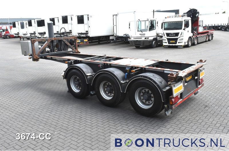 LAG O-3-CC A9 | 20ft TIPPING CHASSIS * 24v SELF SUPPORT * LIFT AXLE * BPW / DISC - Containertransporter/ Wissellaadbak oplegger: afbeelding 3 LAG O-3-CC A9 | 20ft TIPPING CHASSIS * 24v SELF SUPPORT * LIFT AXLE * BPW / DISC - Containertransporter/ Wissellaadbak oplegger: afbeelding 3
