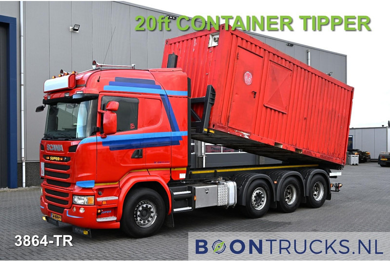 Scania R450 8x2 | EURO6 * CONTAINER TRANSPORT * 20ft TIPPING * NL TRUCK * APK 02-2026 - Containertransporter/ Wissellaadbak vrachtwagen: afbeelding 1 Scania R450 8x2 | EURO6 * CONTAINER TRANSPORT * 20ft TIPPING * NL TRUCK * APK 02-2026 - Containertransporter/ Wissellaadbak vrachtwagen: afbeelding 1